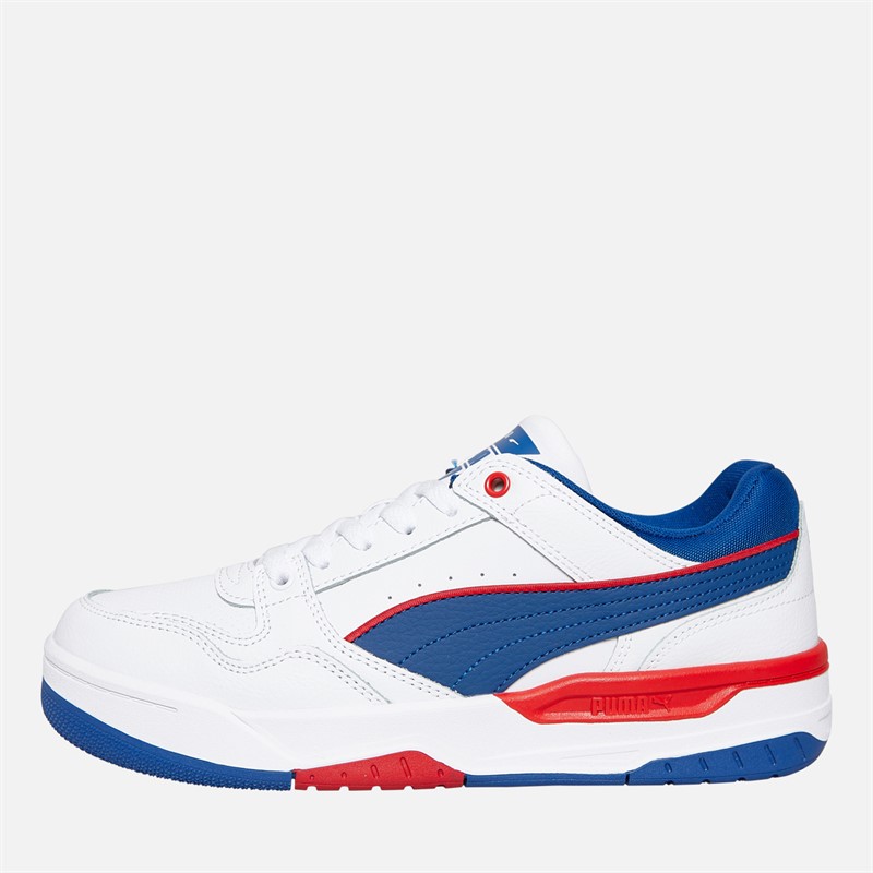 Puma Rebound Retro Trainers White/Red/Blue