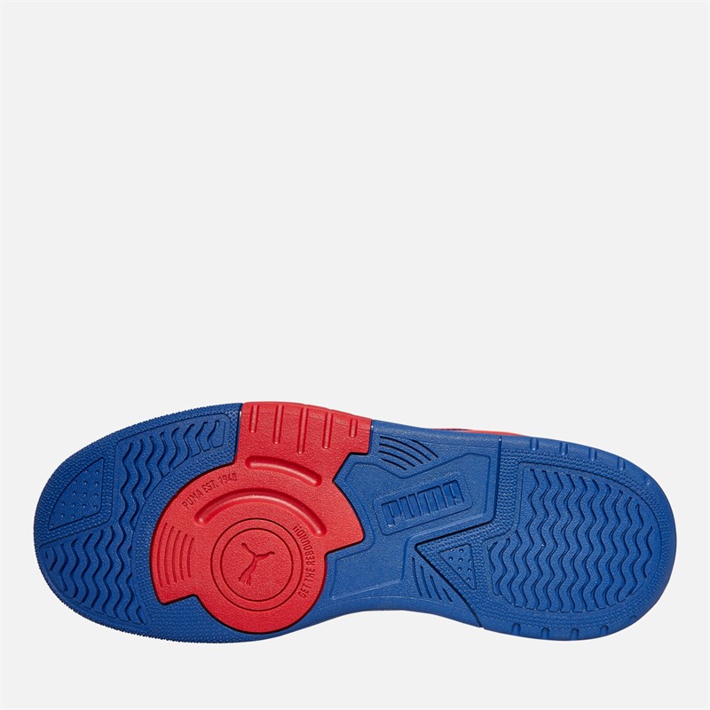 Puma Rebound Retro Trainers White/Red/Blue