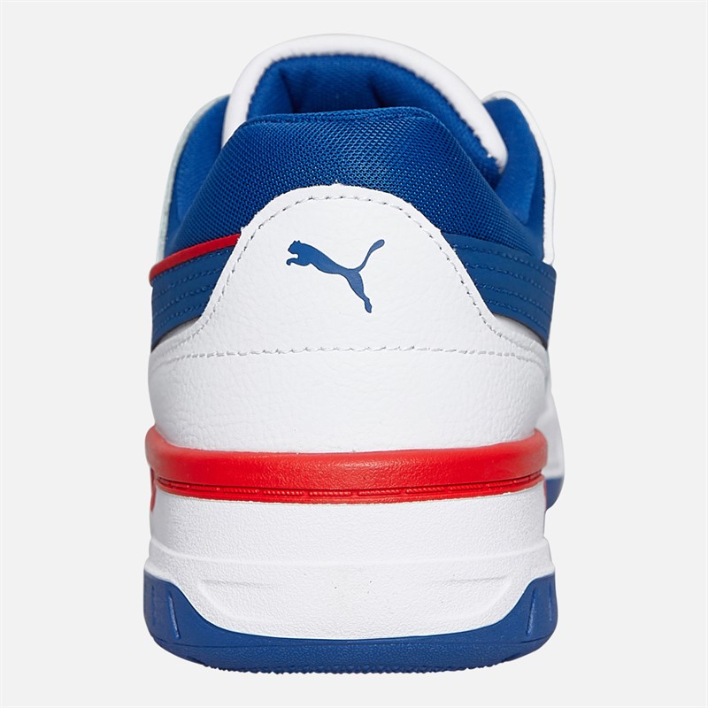 Puma Rebound Retro Trainers White/Red/Blue