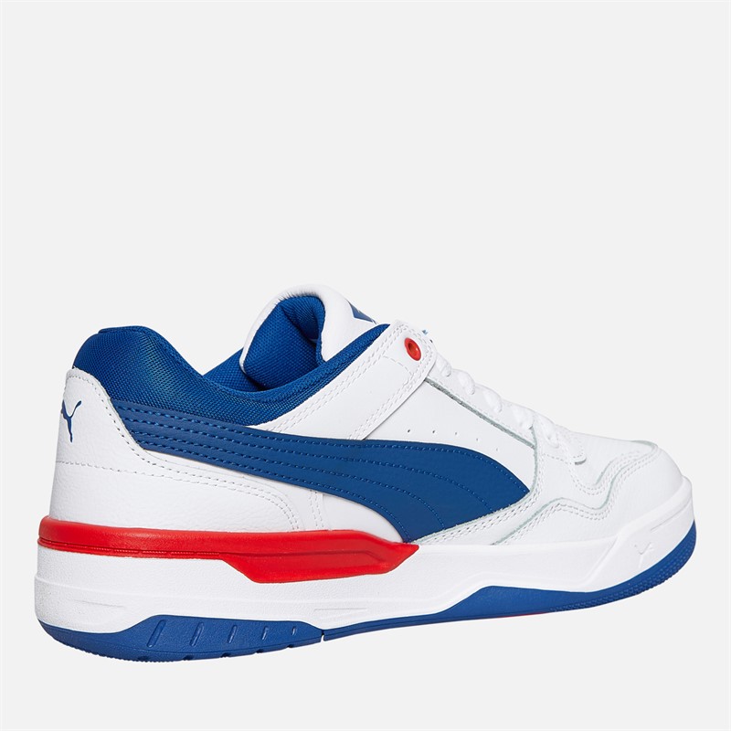Puma Rebound Retro Trainers White/Red/Blue