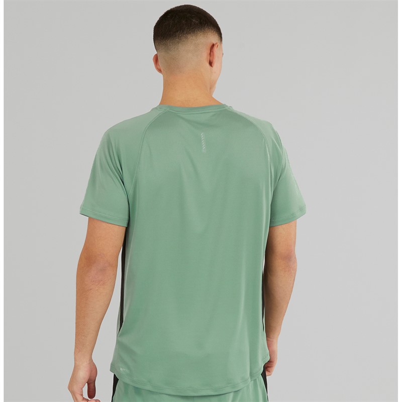 Puma Mens Velocity dryCELL Running Top Green Moon