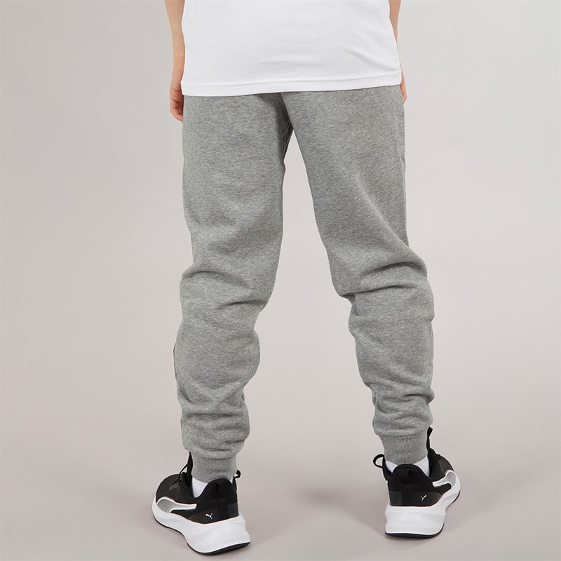 Puma Boys Essentials Logo Sweat Pants Medium Grey Heather