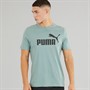 Puma Mens Essentials No. 1 Logo T-Shirt Green Moon