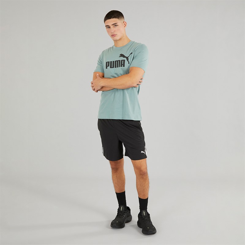Puma Mens Essentials No. 1 Logo T-Shirt Green Moon