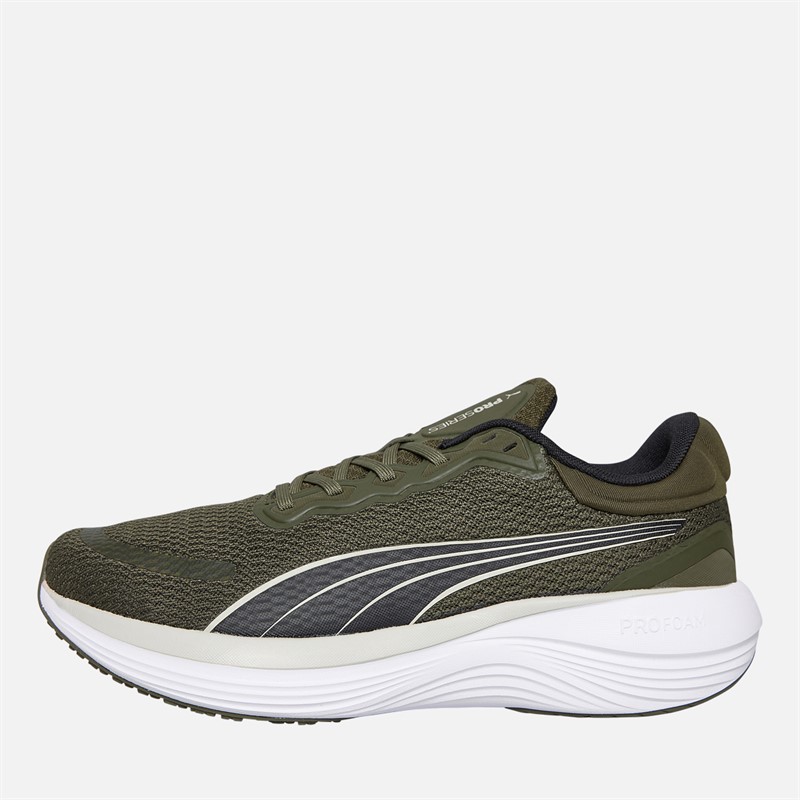 Puma Mens Scend Pro Profoam Neutral Running Shoes Dark Olive - Size 8
