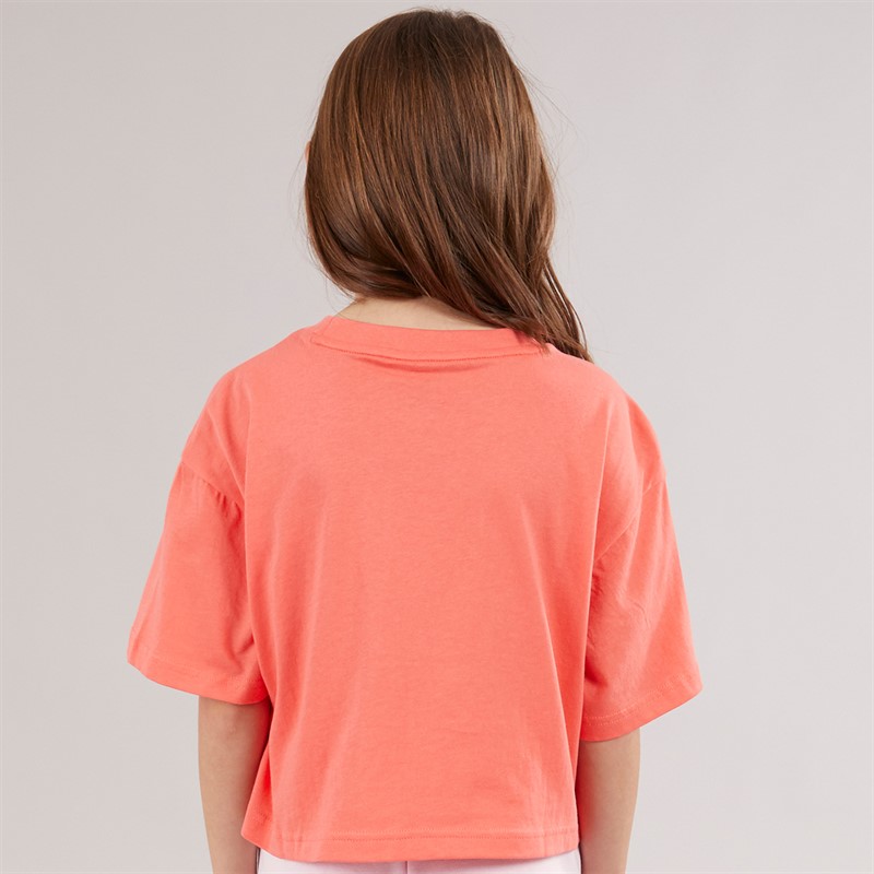 Puma Junior Girls Logo T-Shirt Pink