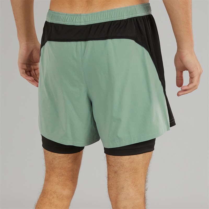 Puma Mens Velocity dryCELL 2-In-1 Running Shorts Green Moon
