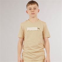 Puma Graphic T-shirt dla chłopca kolor Putty