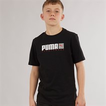 Puma Graphic T-shirt dla chłopca kolor Puma Black