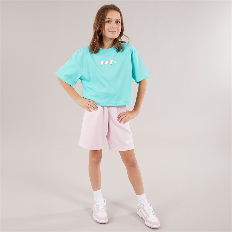 Puma Mädchen Grafik Shorts Rosa