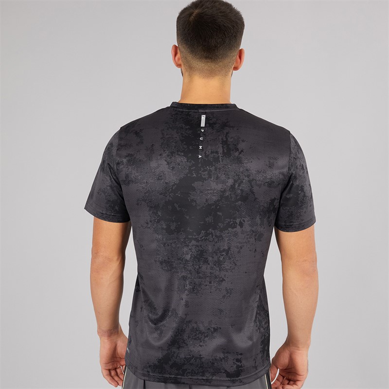 Puma Mens Flex Printed dryCELL Training Top Puma Black