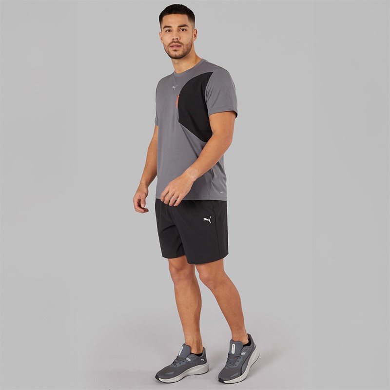 Puma Mens Flex Stretch Woven 7 Inch dryCELL Training Shorts Puma Black