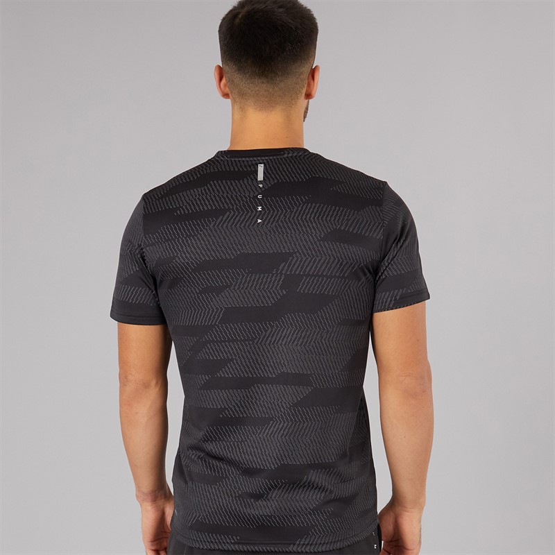 Puma Mens Flex Jacquard dryCELL Training Top Puma Black