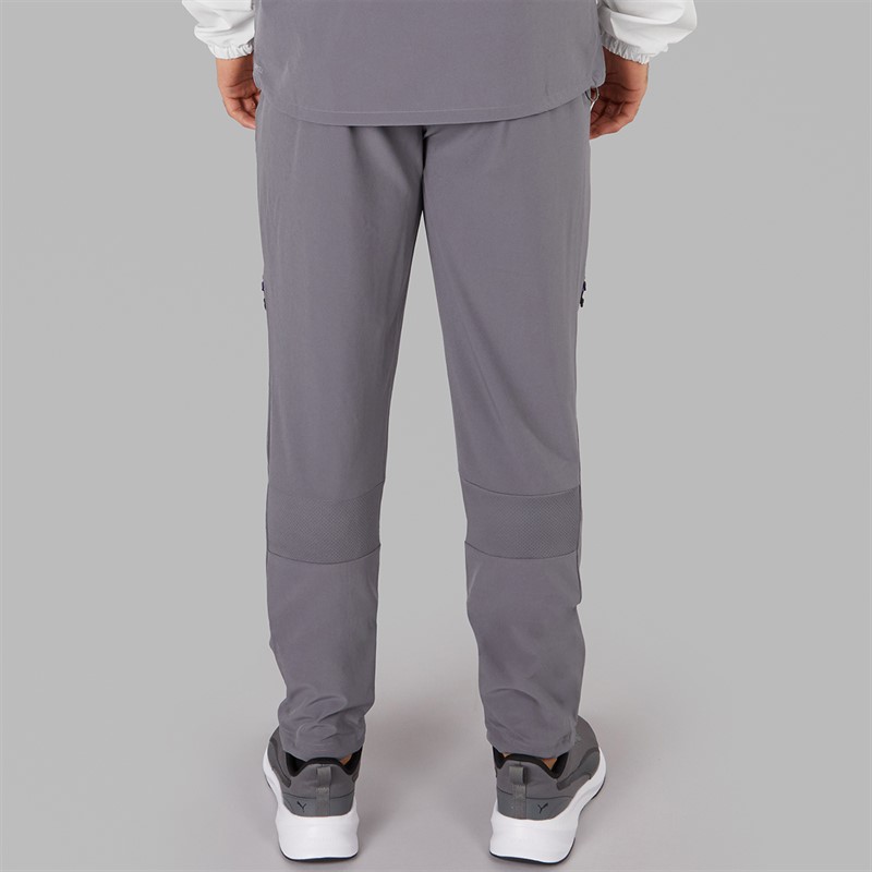Puma Mens Train All Day Tech Woven Training Pants Grey/Purple