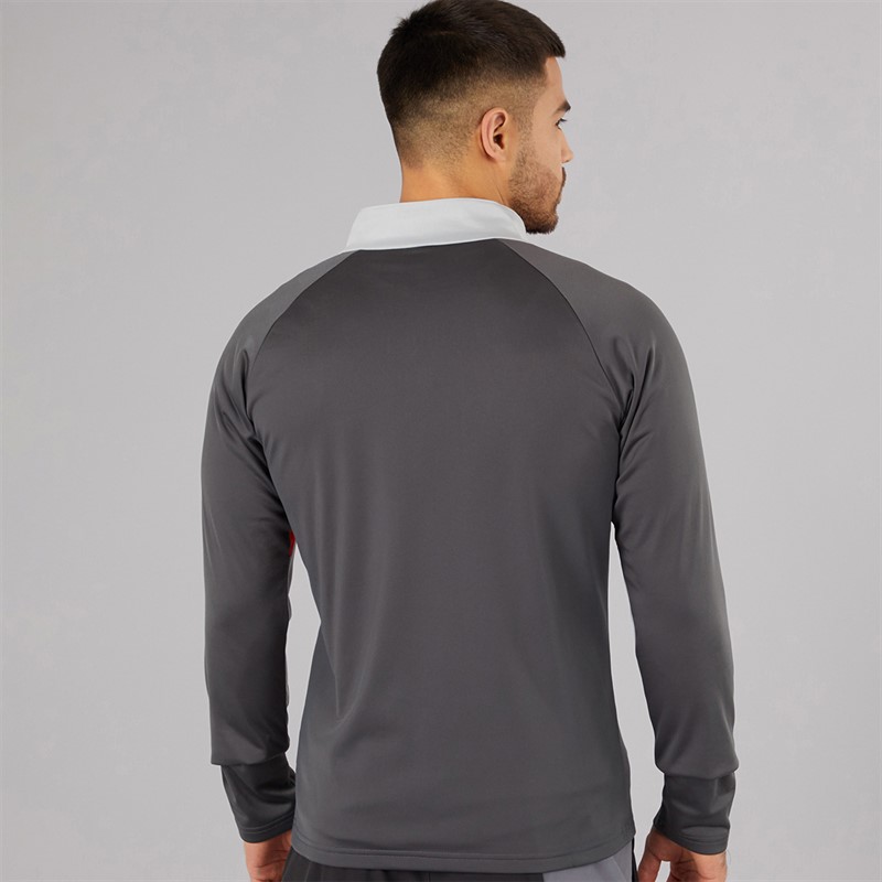 Puma Mens Individualliga 1/4 Zip Top Shadow Grey