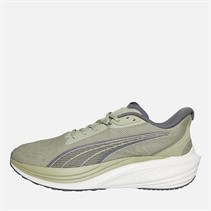 Puma Mens Darter Pro Profoam Neutral Running Trainers Green/Grey