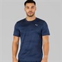 Puma Mens Flex Jacquard dryCELL Training Top Club Navy