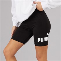 Puma Womens Essentials 7 Inch Logo Short Leggings Puma Black
