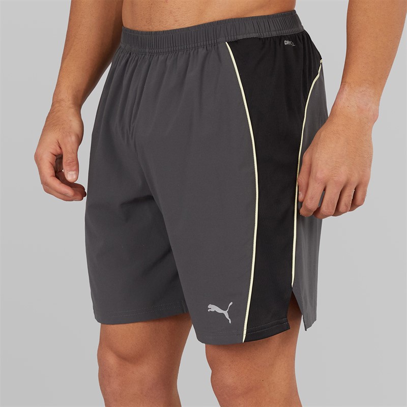 Puma Mens Run Velocity 7 Inch Running Shorts Dusky Grey