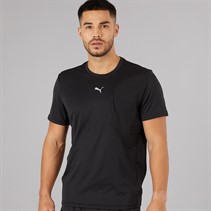 Puma Mens Flex Pocket Jacquard dryCELL Training Top Puma Black