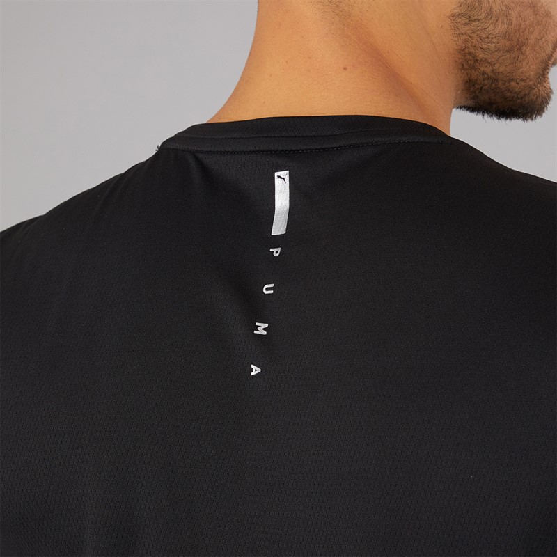 Puma Mens Flex Pocket Jacquard dryCELL Training Top Puma Black