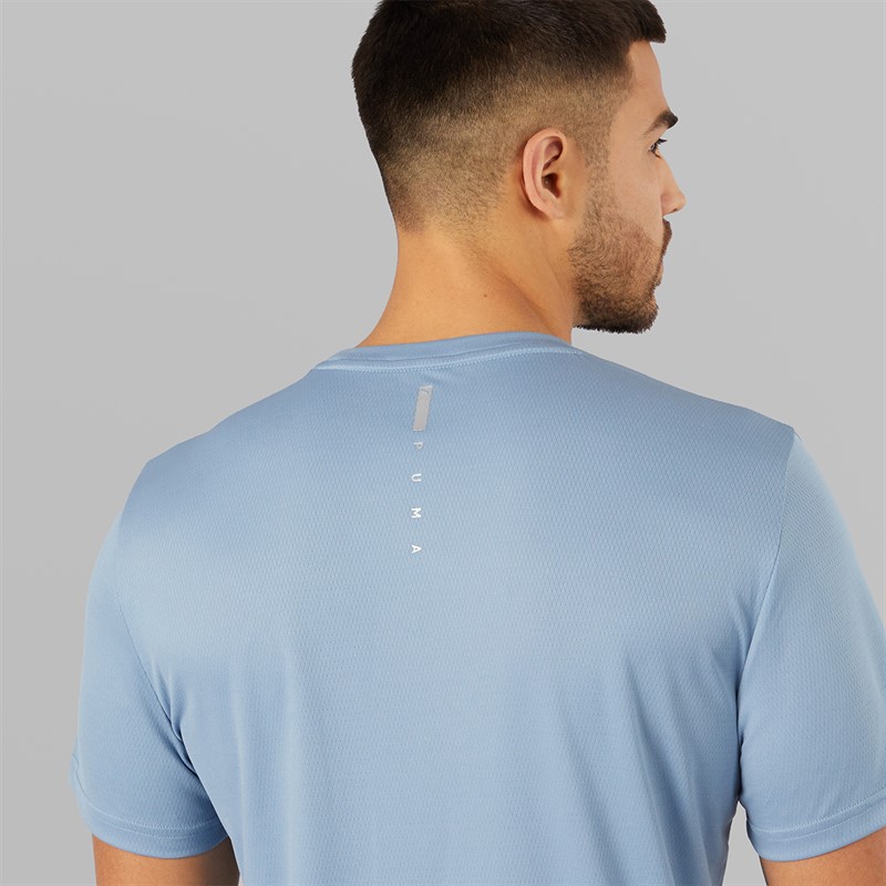 Puma Mens Flex Pocket Jacquard dryCELL Training Top Cool Blue