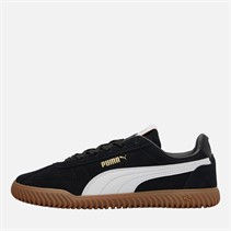Puma Mens Club Kayzer Suede Trainers Black/White Puma Black/Puma White