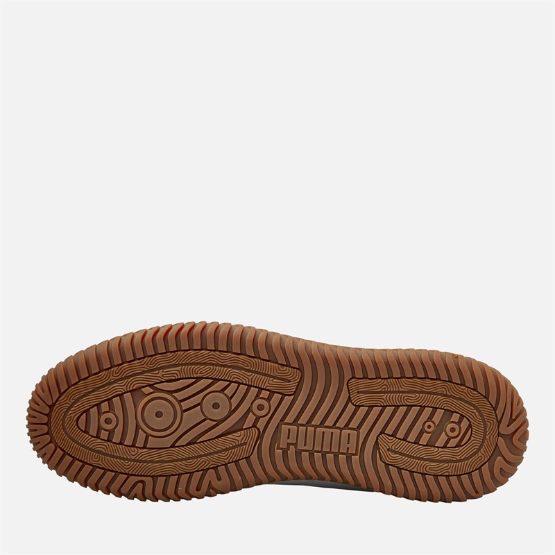 Puma Mens Club Kayzer Suede Trainers Black/White Puma Black/Puma White