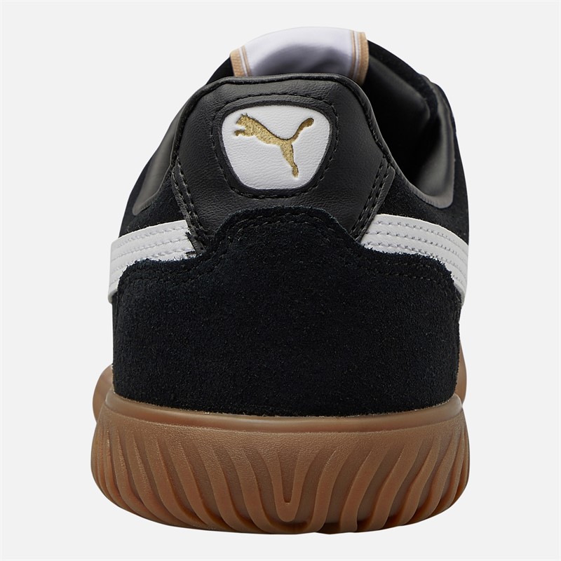 Puma Mens Club Kayzer Suede Trainers Black/White Puma Black/Puma White