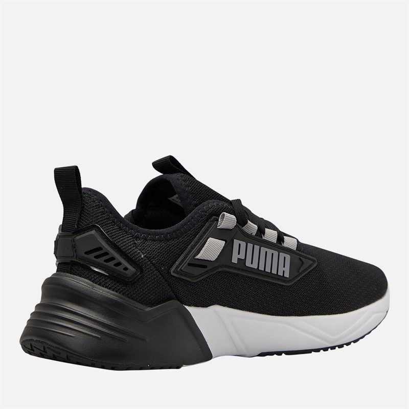 Puma Mens Retaliate 3 Neutral Running Shoes Black/Silver Black/Matte Silver