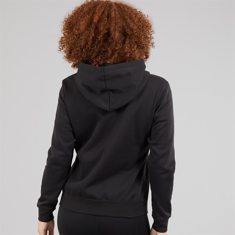 Puma Womens Essentials Logo Full Zip Hoodie Puma Black