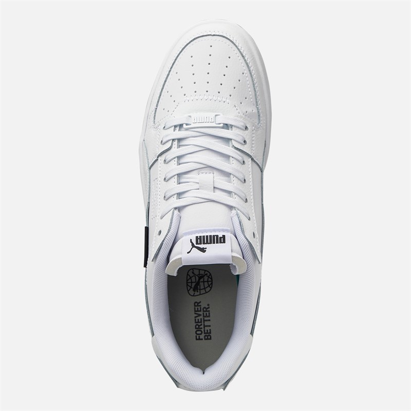 Puma Mens Caven 2.0 VTG Trainers Black/White Puma White/Puma White/Black