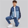 Puma Boys Junior Sport Poly Tracksuit Indigo Dark Indigo