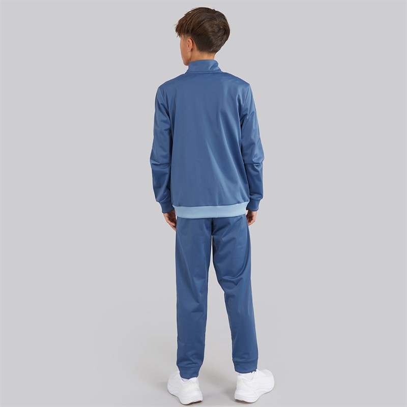 Puma Boys Junior Sport Poly Tracksuit Indigo Dark Indigo