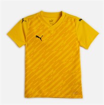 Puma Junior Boys Team Ultimate Jersey Cyber Yellow