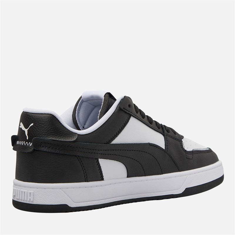 Puma Mens Caven 2.0 VTG Trainers Black/White Puma White/Puma Black/White