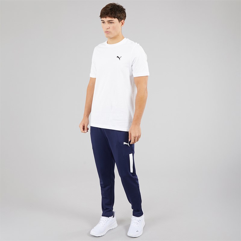 Puma Mens TeamLIGA Pro Training Track Pants Peacoat/White Peacoat/Puma White