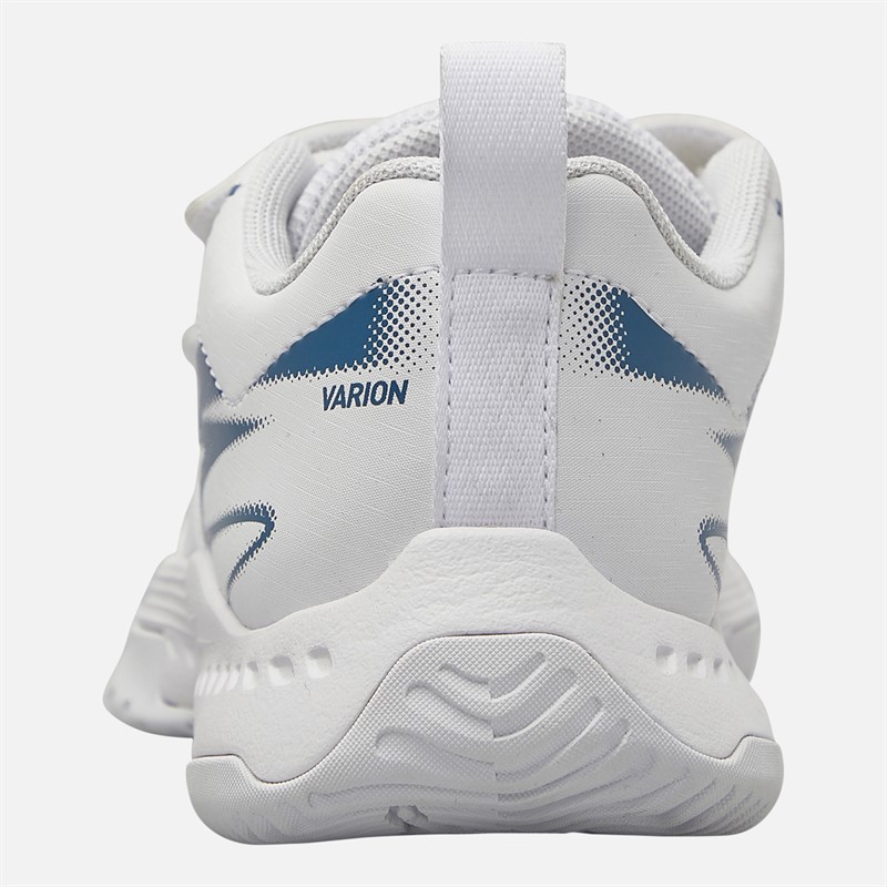 Puma Boys Varion II Velcro Trainers Puma White Puma White/Blue Horizon