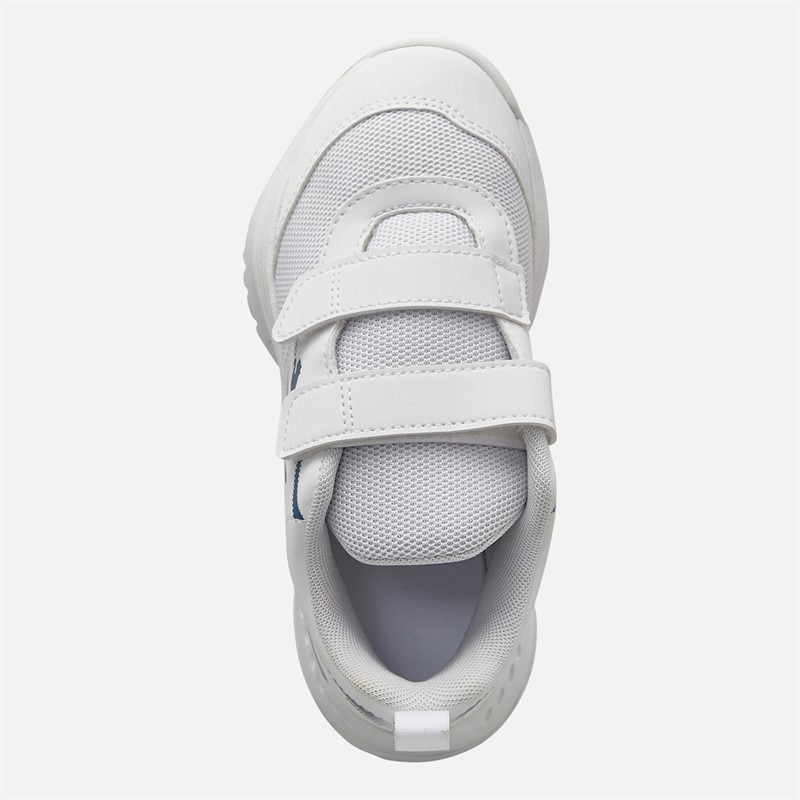 Puma Boys Varion II Velcro Trainers Puma White Puma White/Blue Horizon