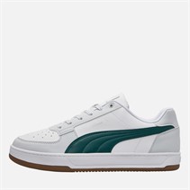 Puma Mens Caven 2.0 Trainers White/Silver/Grey Silver/Green Terrain/White