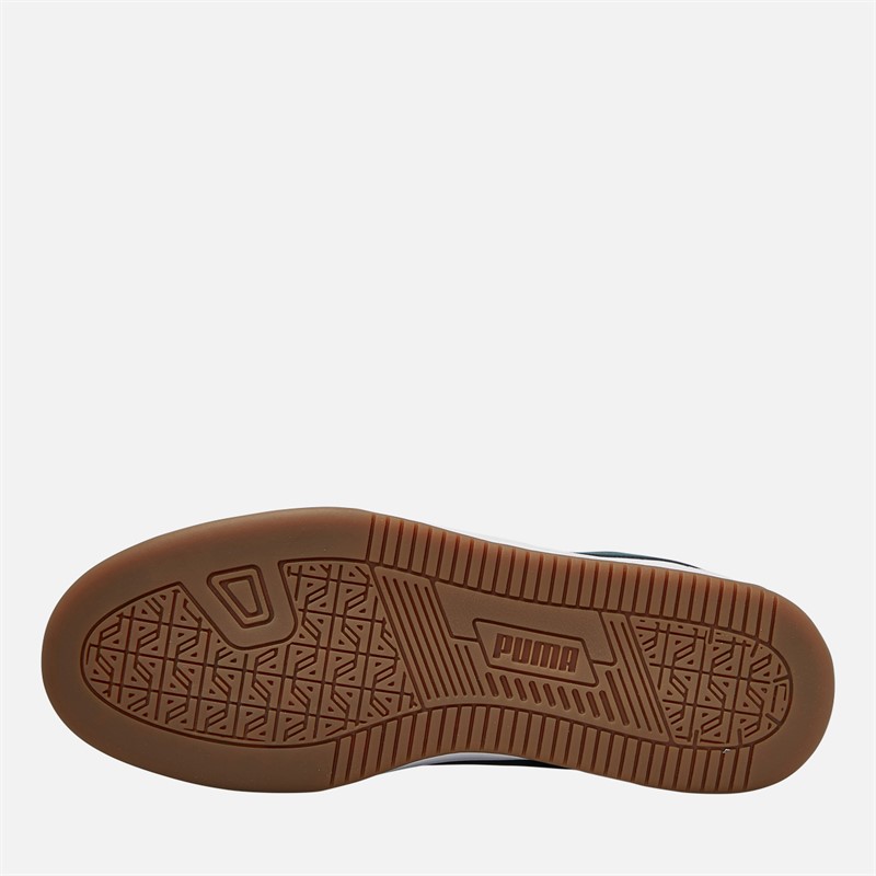 Puma Mens Caven 2.0 Trainers White/Silver/Grey Silver/Green Terrain/White