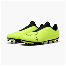 Puma Herren Finesse Schnürlose FG Fester Boden Fußballschuhe Yellow Alert