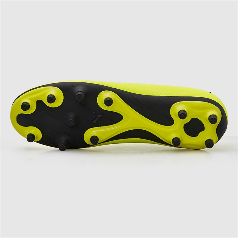 Puma Finesse bez sznurowadeł buty piłkarskie FG dla młodego chłopca kolor Yellow Alert