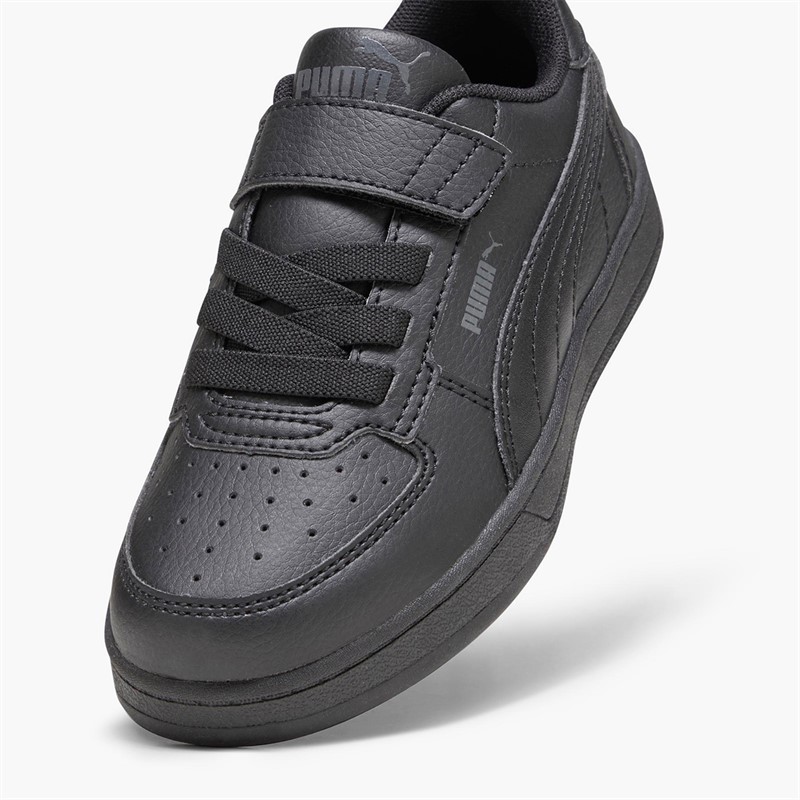 Puma Drenge Caven 2.0 Velcro Træningssko Sort/Dark Grey