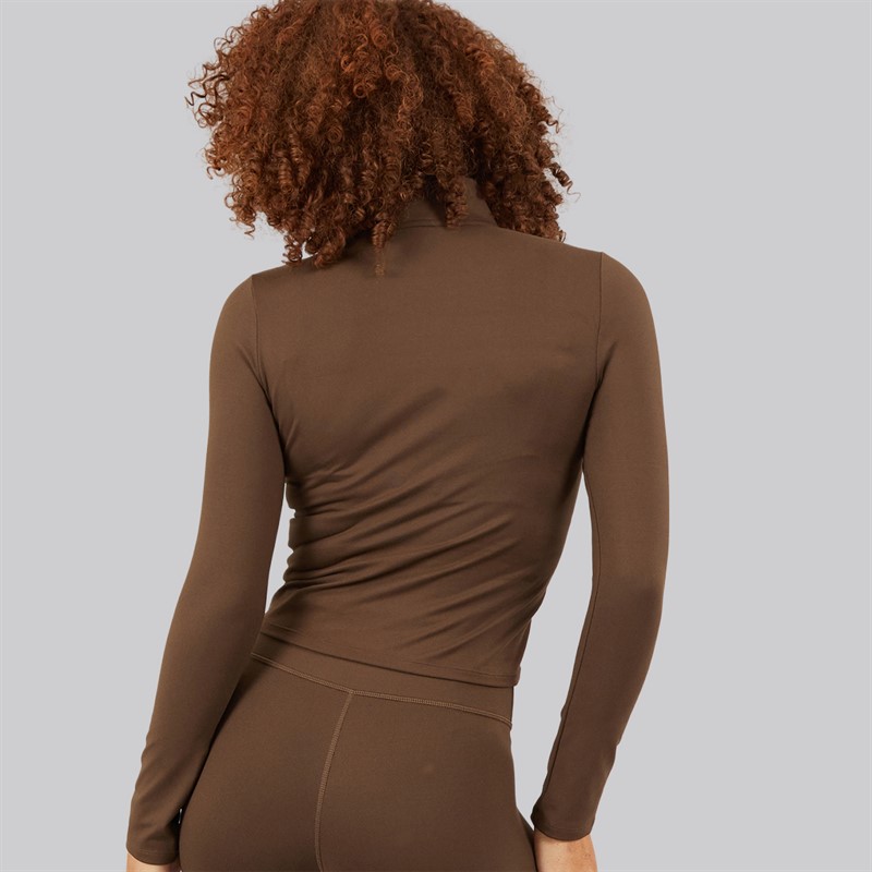 Puma Dame Trænings 1/2 Zip Top Espresso Brown