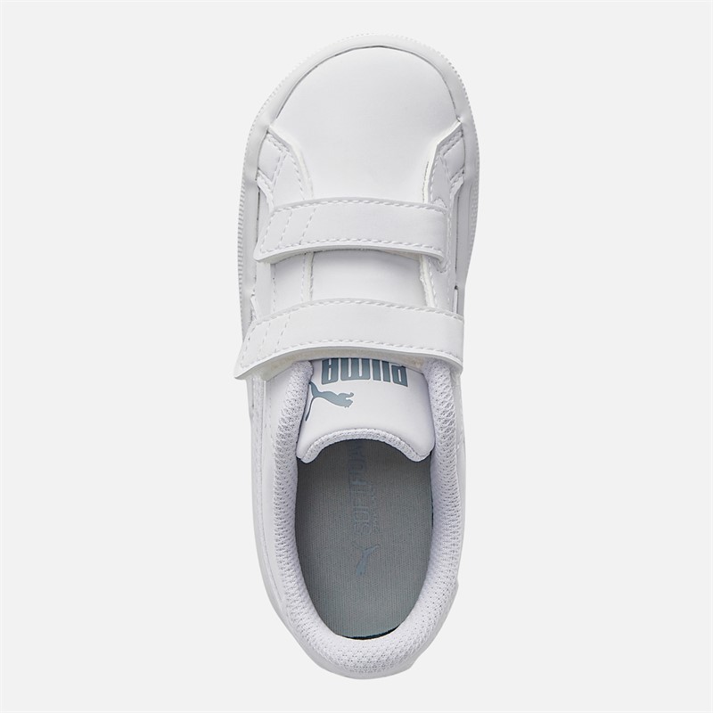 Puma dla dziecka Smash Vulc sneakersy dla dzieci kolor Biały/Quarry