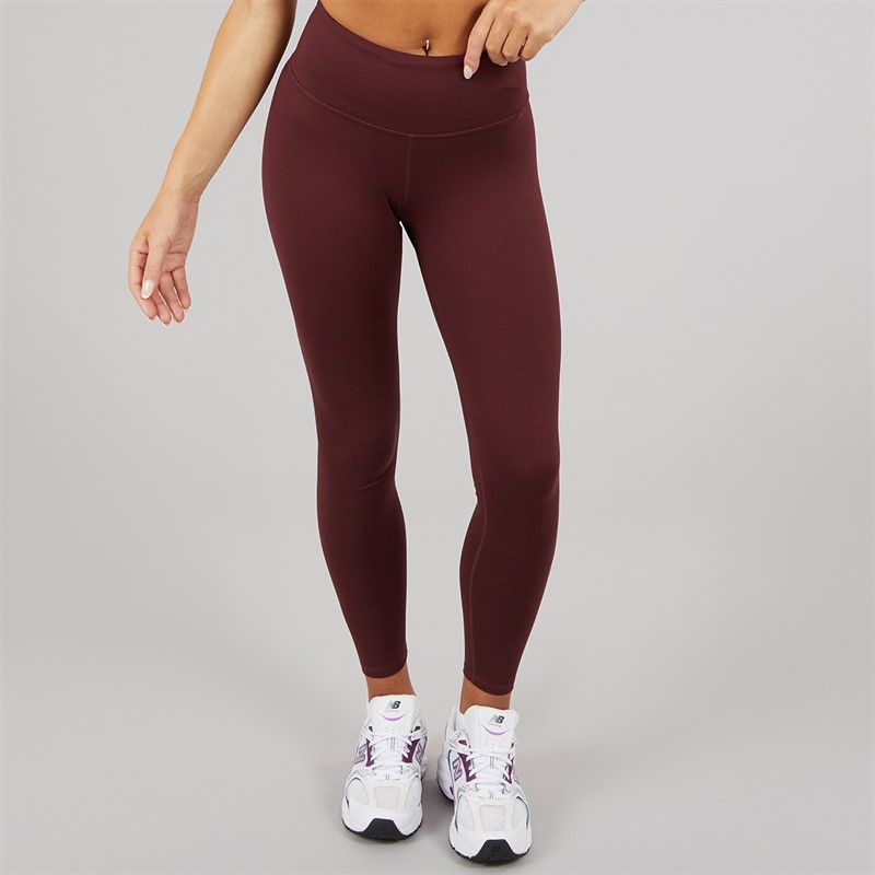 Puma Dame Træn Høj Talje Trænings Tights Leggings Aubergine