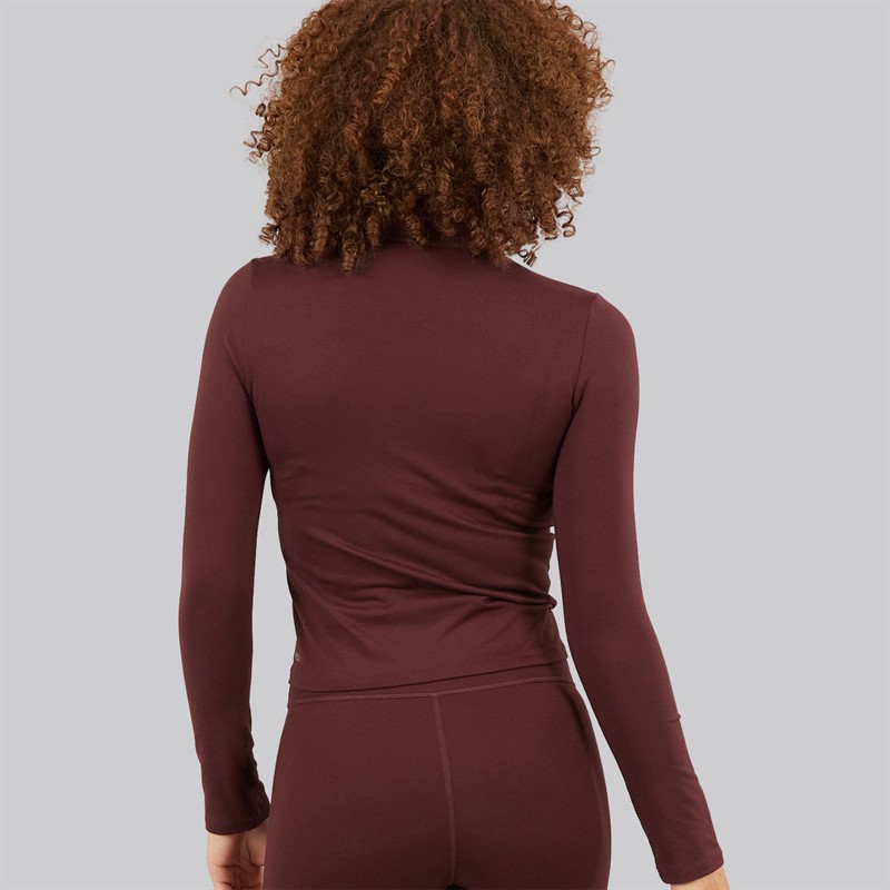 Puma Damen Train 1/2 Zip Trainingsoberteil Aubergine