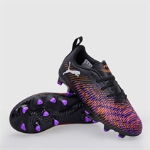 Puma Boys Future 8 Play FG/AG Firm/Artificial Ground Football Boots Black/White/Glowing Red
