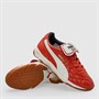 Puma Mens King Indoor Trainers Red Fire/Frosted Ivory